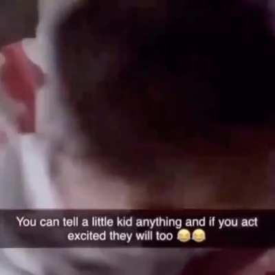 Легкий способ разбудить ребенка. 