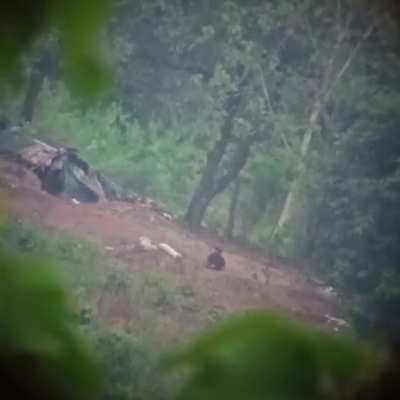 (Myanmar/Burma) A guerrilla sniper downs a junta soldier (exact date unknown)