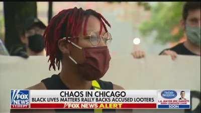 Leader of BLM Chicago says looting is merely 