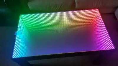 Infinity Mirror coffee table.