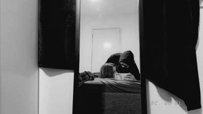 Got her in my grasps so she could feel all of Ghostface 😈