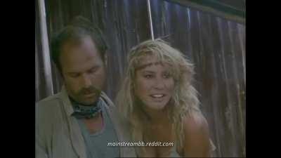 Kathleen Kinmont Knees a Man in the Balls in Phoenix The Warrior (1988)