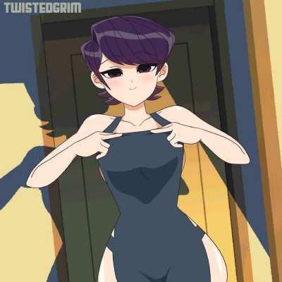 Shuuko Komi flashes you while cooking. (Twistedgrim)