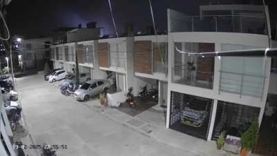 One of the explosions caused by the ELN in Cúcuta and Villa del Rosario Colombia, February 19, 2025