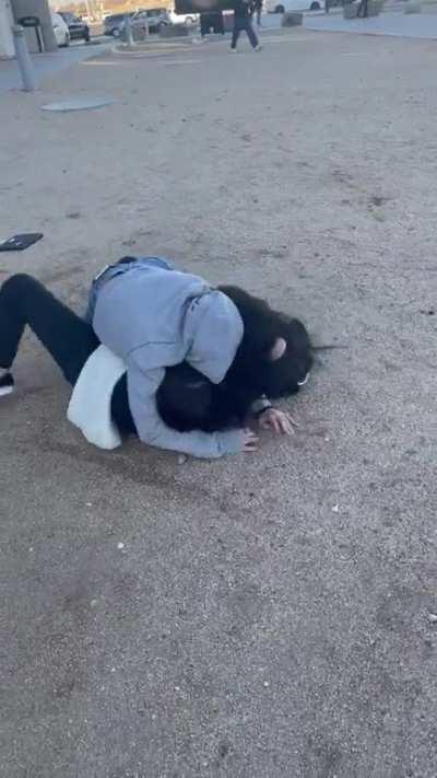 got her ass beat period