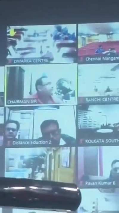 Fiitjee chairman abusing in all centre head meeting.