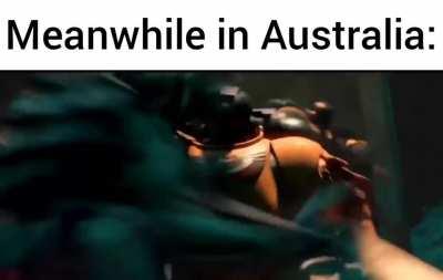 Australia is just a testing ground emperor made to harden up humanity