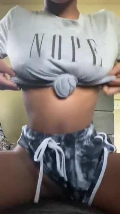 She did exactly what I was hoping for around 30 seconds in