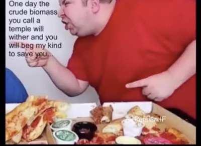 It is time to be rid of this flesh.