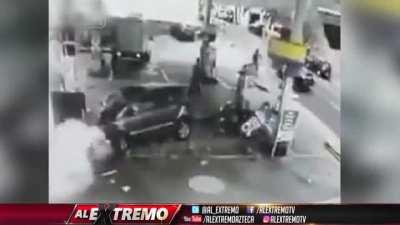 He just wanted some fuel :(