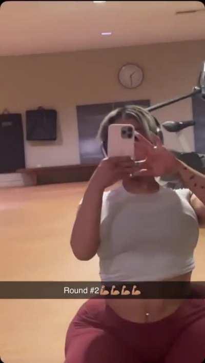 She posts stuff like this everyday on her snap