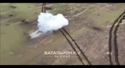 Tank direct fire on entrenched infantry directed by a drone
___________________________
2nd half of video =Infantry assault supported by M113s