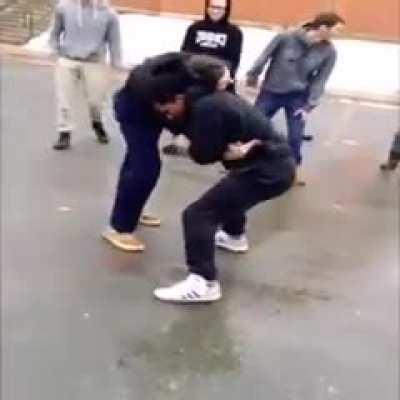 Judo in a street fight