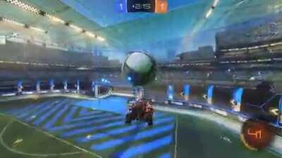 flip reset + musty flick + double touch