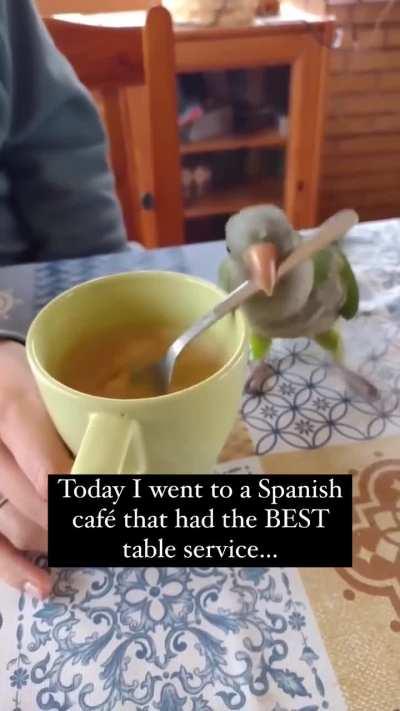 I'll mix it for you Sir. 