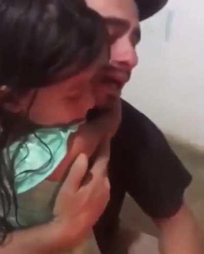 Poor family couldn't afford full cake for daughters birthday but she didn't expect one to begin with and was overjoyed