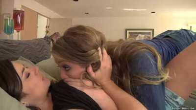 Jessie Andrews Sucking Taylor Vixen's Tits