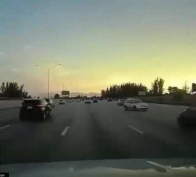 Overly dramatic lane changing.