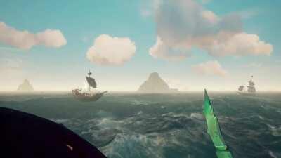 Skelly ships have aimbot