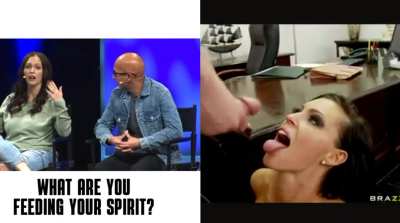 Jenna Presley advising about how to reduce the urge to feed on cum