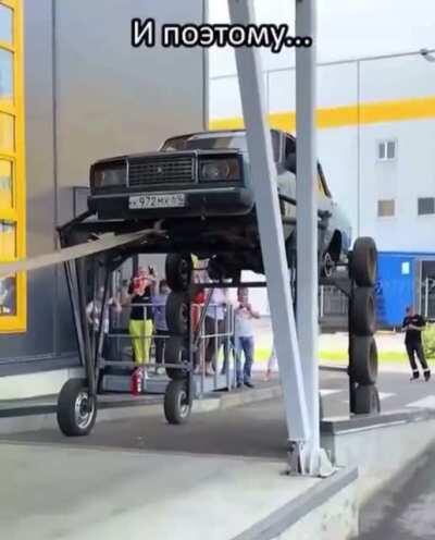 If Boris owned a mechanic shop.