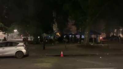 Close your eyes and guess what country is getting shelled like this.