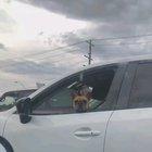 Finally! The girl you've been oogling turns and smiles at ya!