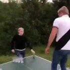 dude stop you’re gonna fall in between the tables