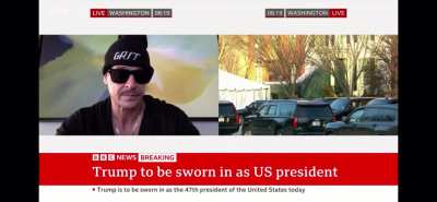 Kid Rock tries his luck with reporter live on air