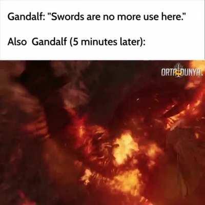 This foe is beyond any of you.