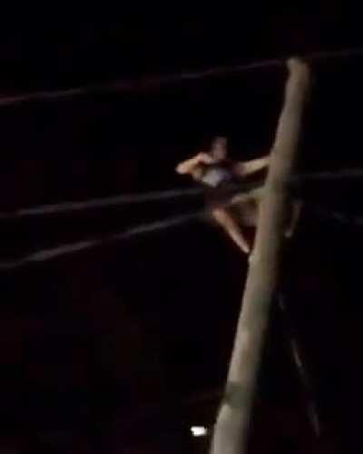 HMFT after I Climb an electric pole