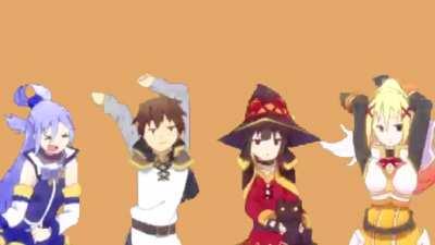 Grubhub commercial but with extra anime cringe