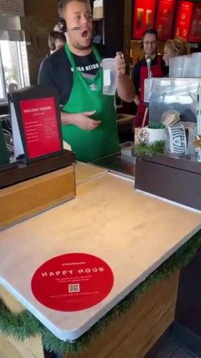 An average order at Starbucks
