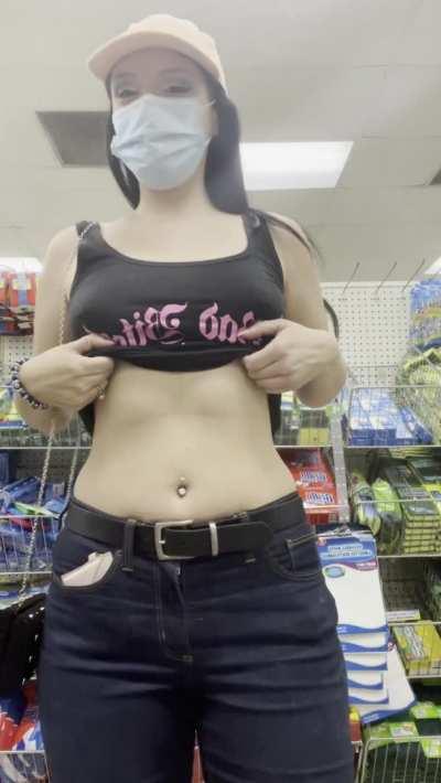 Sometimes I still get nervous public flashing but then I remember I gotta be brave for all the sexy daddies that follow me on Reddit <3 [f]