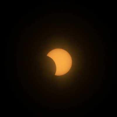 Yesterday's solar eclipse from Austria