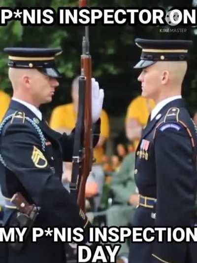 Y'all ever had your pp inspection done