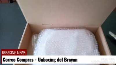 El Brayan hizo su primer compra y realizó el Unboxing