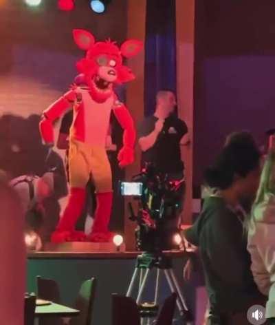 incredible video posted to facebook by set member