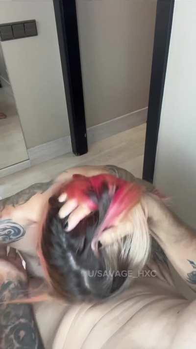 Always ready for a throat massage