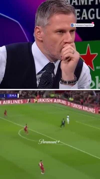 The day Real Madrid made Jamie Carragher cry live on TV .