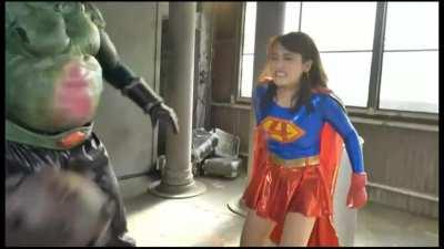 Superhero gets rescued by his sidekicks!