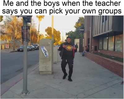 but we are all too introverted to present the group project