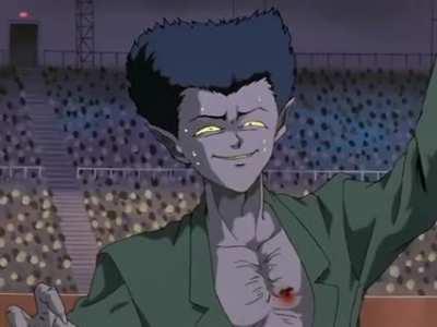 I think this was the moment Kurama became my favorite character. He's usually so can kind but when it came down to it he got serious. Also shows how smart he is because he can win a fight without brute force.