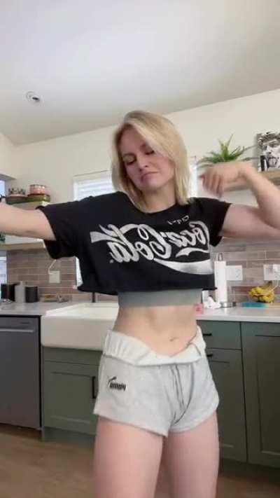 Sexy belly and thighs...