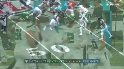 [Highlight] Zach Wilson throws a bomb to Corey Davis