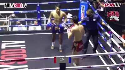 The sharp knees of Muangsiam Krutombuakaw (Sitthailand)