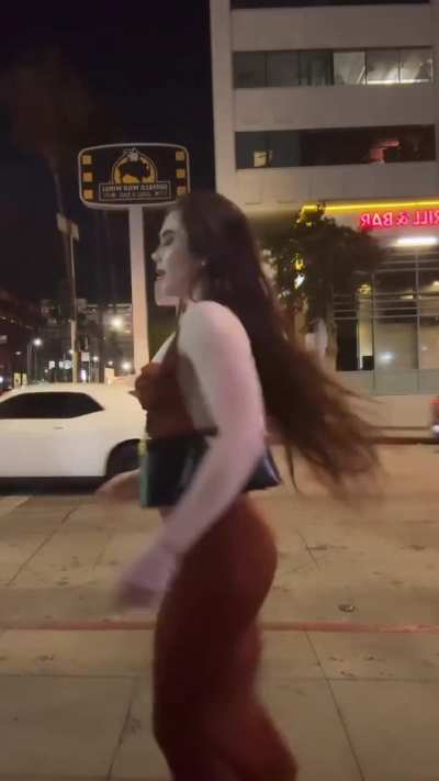 Showing her outfit (IG 8-25-24)