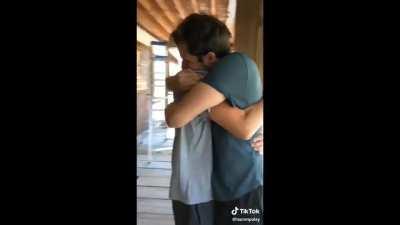 Dads reaction after knowing his son got his dream job