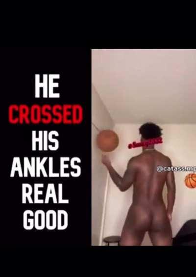 Bro got crossed 