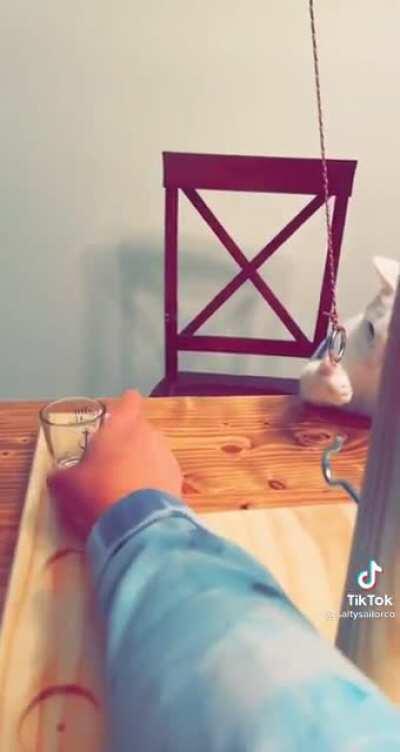 He can’t handle the stress of the game :(